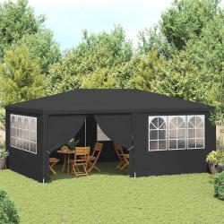 Tente de r&eacute;ception et parois lat&eacute;rales 4x6 m Anthracite 90 g/m&sup2;