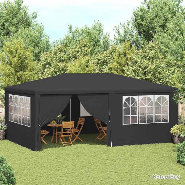 Tente de r�ception et parois lat�rales 4x6 m Anthracite 90 g/m�