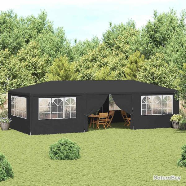 Tente de r�ception et parois lat�rales 4x9 m Anthracite 90 g/m�