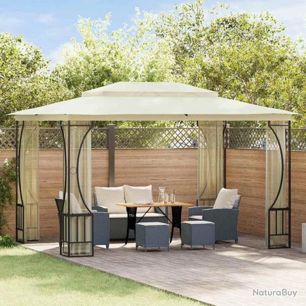 Tonnelle avec moustiquaire 300x400x265 cm Cr�me