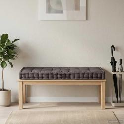 Coussin de plancher de palette Coton 120x80x10 cm Anthracite