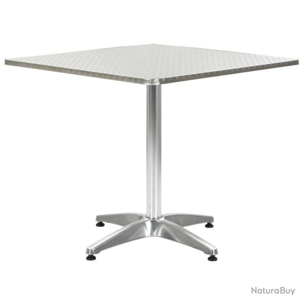 Table de Argent� 80x80x70 cm Aluminium