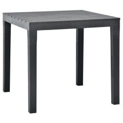 Table de Anthracite 78x78x72 cm Plastique