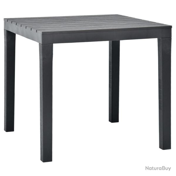 Table de Anthracite 78x78x72 cm Plastique