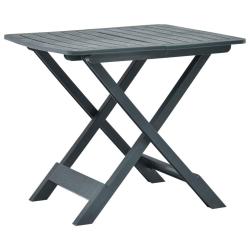 Table pliable de Vert 79x72x70 cm Plastique