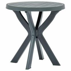 Table de bistrot, blanc, plastique, &Oslash; 70 cm