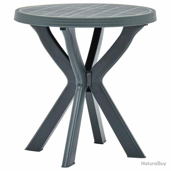 Table de bistrot, blanc, plastique, � 70 cm