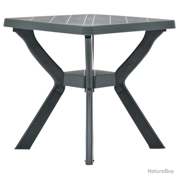 Table de bistro Vert 70x70x72 cm Plastique