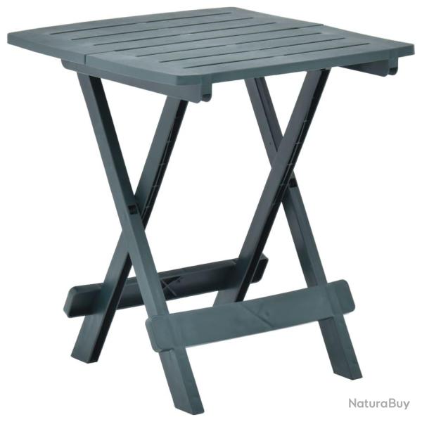 Table pliable de vert 45x43x50 cm plastique