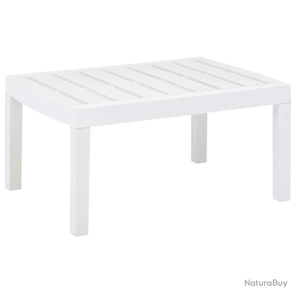 Table de Blanc 78x55x38 cm Plastique
