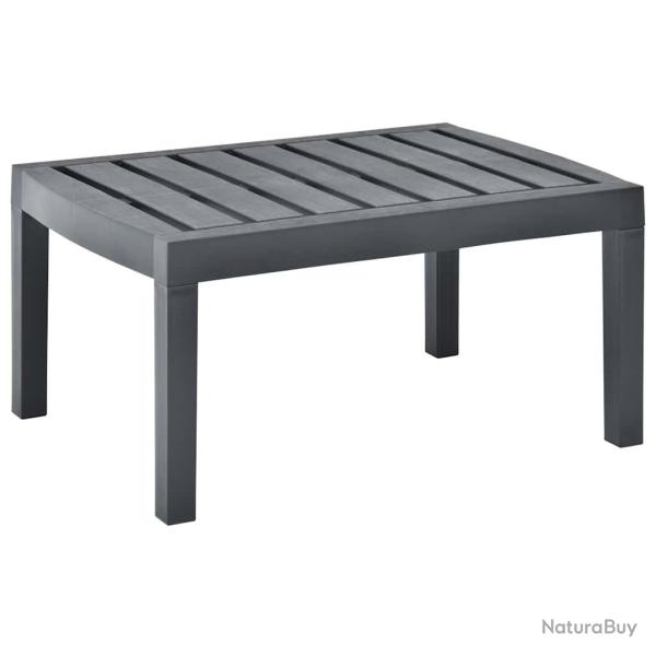 Table de Anthracite 78x55x38 cm Plastique