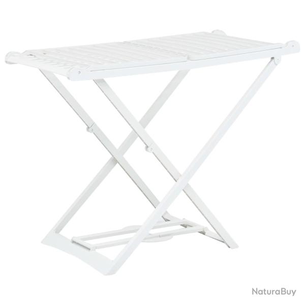 �tendoir � linge pliable Blanc Plastique