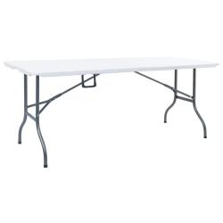 Table pliable de Blanc 180x72x72 cm PEHD