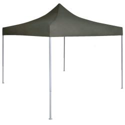 Tente r&eacute;ception pliable professionnelle 2x2 m Acier Anthracite