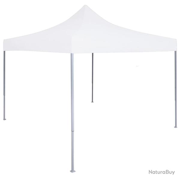 Tente r�ception pliable professionnelle 2x2 m Acier Blanc
