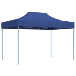 Tentes de f&ecirc;te 17 pcs Bleu avec cadre bleu Tissu Oxford