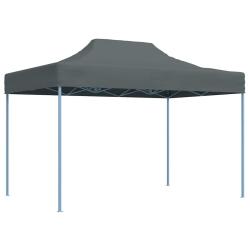 Tentes de f&ecirc;te 17 pcs Anthracite avec cadre bleu Tissu Oxford