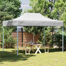 Tente de r&eacute;ception pliable professionnelle blanche pour le jardin, 280 &times; 410 &times; 315 cm