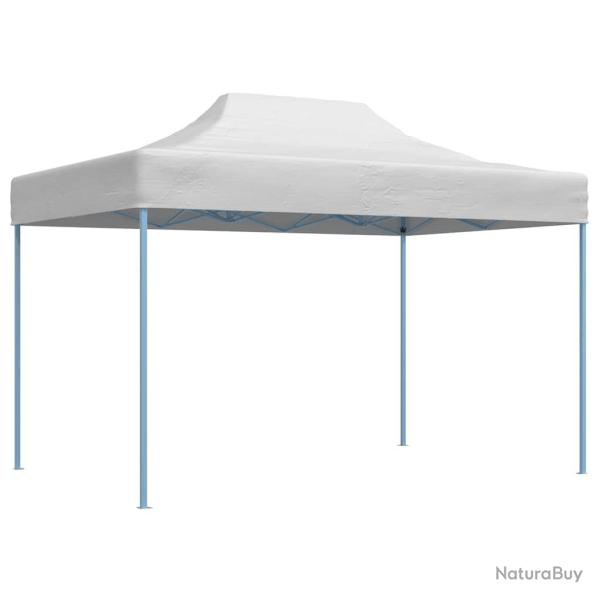 Tente de r�ception pliable professionnelle 280x410x315 cm Acier Blanc