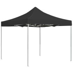 Tente de r&eacute;ception pliable Aluminium 2 x 2 m Anthracite