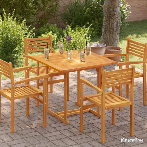 Dessus de table Bois de teck solide Carr� 90x90x2,5 cm