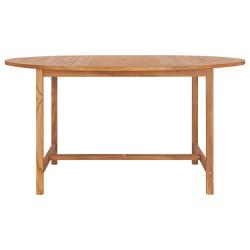 Table de 150x76 cm Bois de teck solide