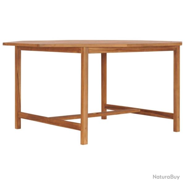 Table de 150x150x75 cm Bois de teck solide