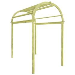 Arche &agrave; treillis 125x150x235 cm Bois de pin impr&eacute;gn&eacute;