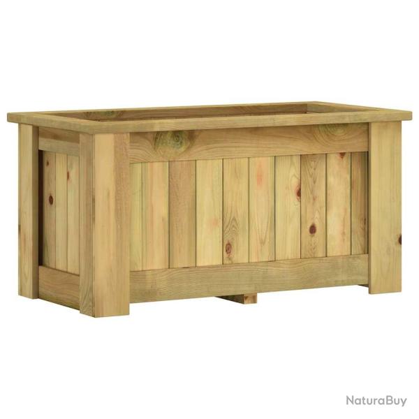 Jardini�re sur�lev�e 100x50x50 cm Bois de pin impr�gn�