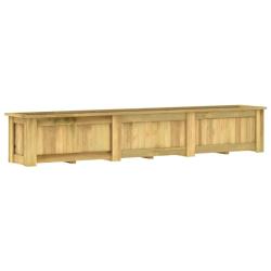 Jardini&egrave;re sur&eacute;lev&eacute;e 291x50x50 cm Bois de pin impr&eacute;gn&eacute;