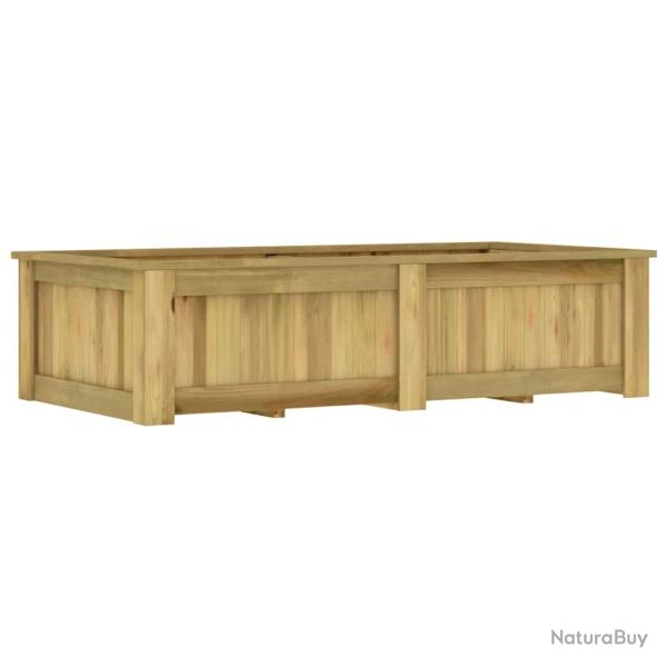 Jardini�re sur�lev�e 196x100x50 cm Bois de pin impr�gn�