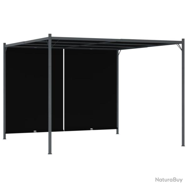 Pergola de avec toit r�tractable 3x3 m Anthracite
