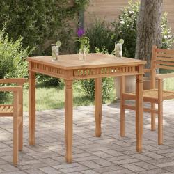Table &agrave; d&icirc;ner de 80x80x80 cm Bois de teck solide