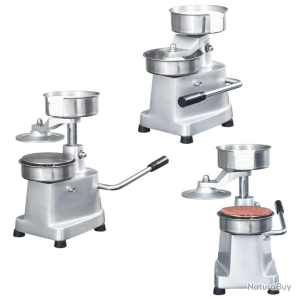 Presse � hamburger avec 500 feuilles de galettes Aluminium 13cm