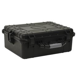 Valise de vol portable Noir 55x43x21 cm PP