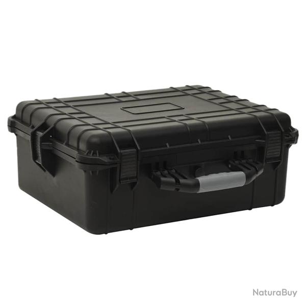 Valise de vol portable Noir 55x43x21 cm PP