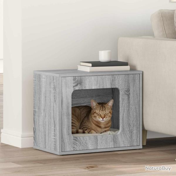 Maison pour chat Gris 51 x 30 x 42,5 cm