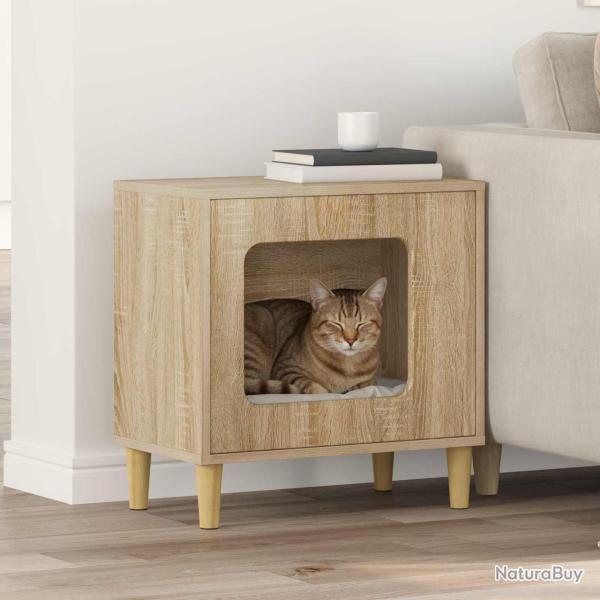 Maison pour chat 51 x 30 x 52 cm Bois d'ing�nierie