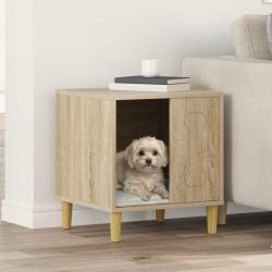 Maison pour Chiens 44 x 42 x 49 cm Bois d'ing&eacute;nierie