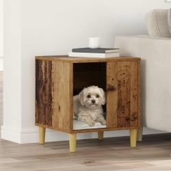 Maison pour Chiens Bois ancien 44 x 42 x 49 cm