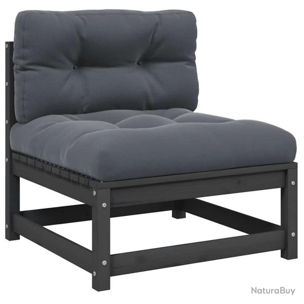 Canap� central de avec coussins anthracite Gris