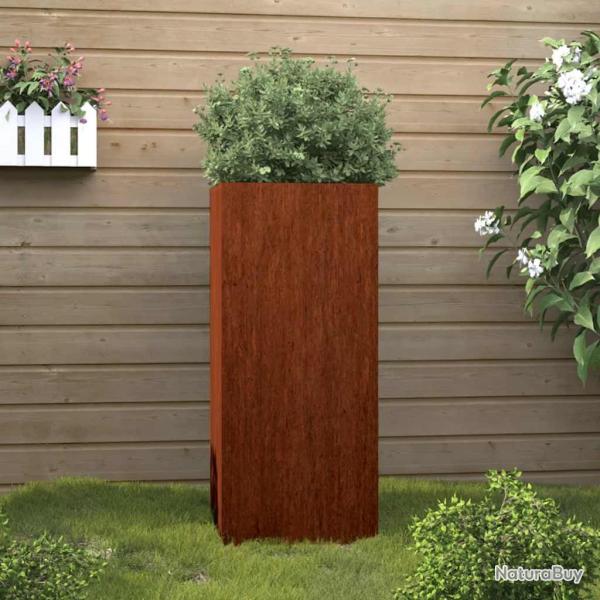 Jardini�re 32x29x75 cm acier corten