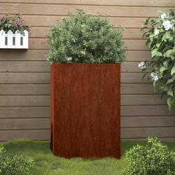 Jardini&egrave;re 52x48x75 cm acier corten