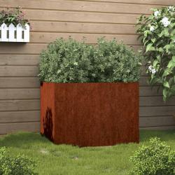 Jardini&egrave;re 62x47x46 cm acier corten