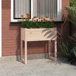 Jardini&egrave;re 78x40x81 cm Bois massif de pin