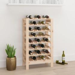 Casier &agrave; vin 61,5x30x107,5 cm Bois de pin massif
