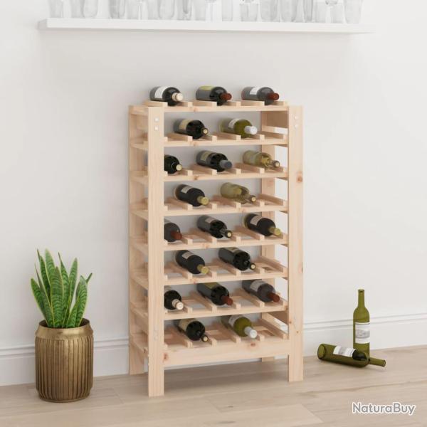 Casier � vin 61,5x30x107,5 cm Bois de pin massif
