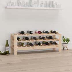 Casier &agrave; vin 109,5x30x42 cm Bois de pin massif