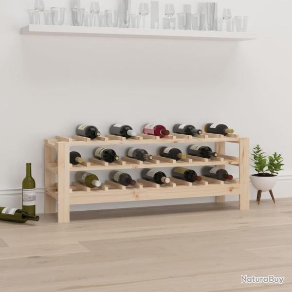 Casier � vin 109,5x30x42 cm Bois de pin massif