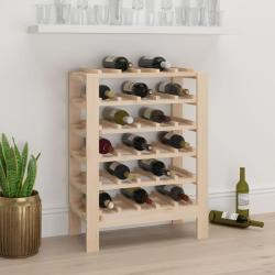Casier &agrave; vin 61,5x30x82 cm Bois de pin massif